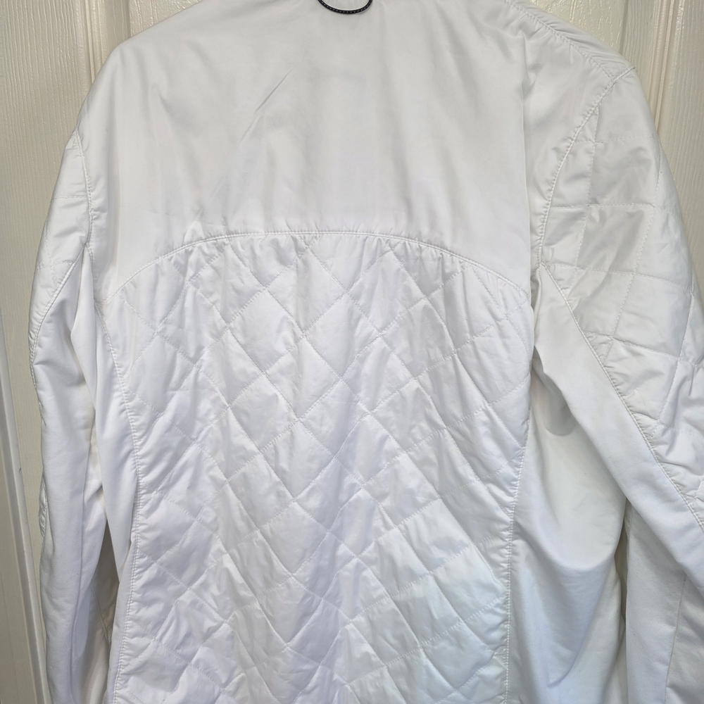 Women's White Quilted Jacket By Cutter And Buck - Picture 4 of 4